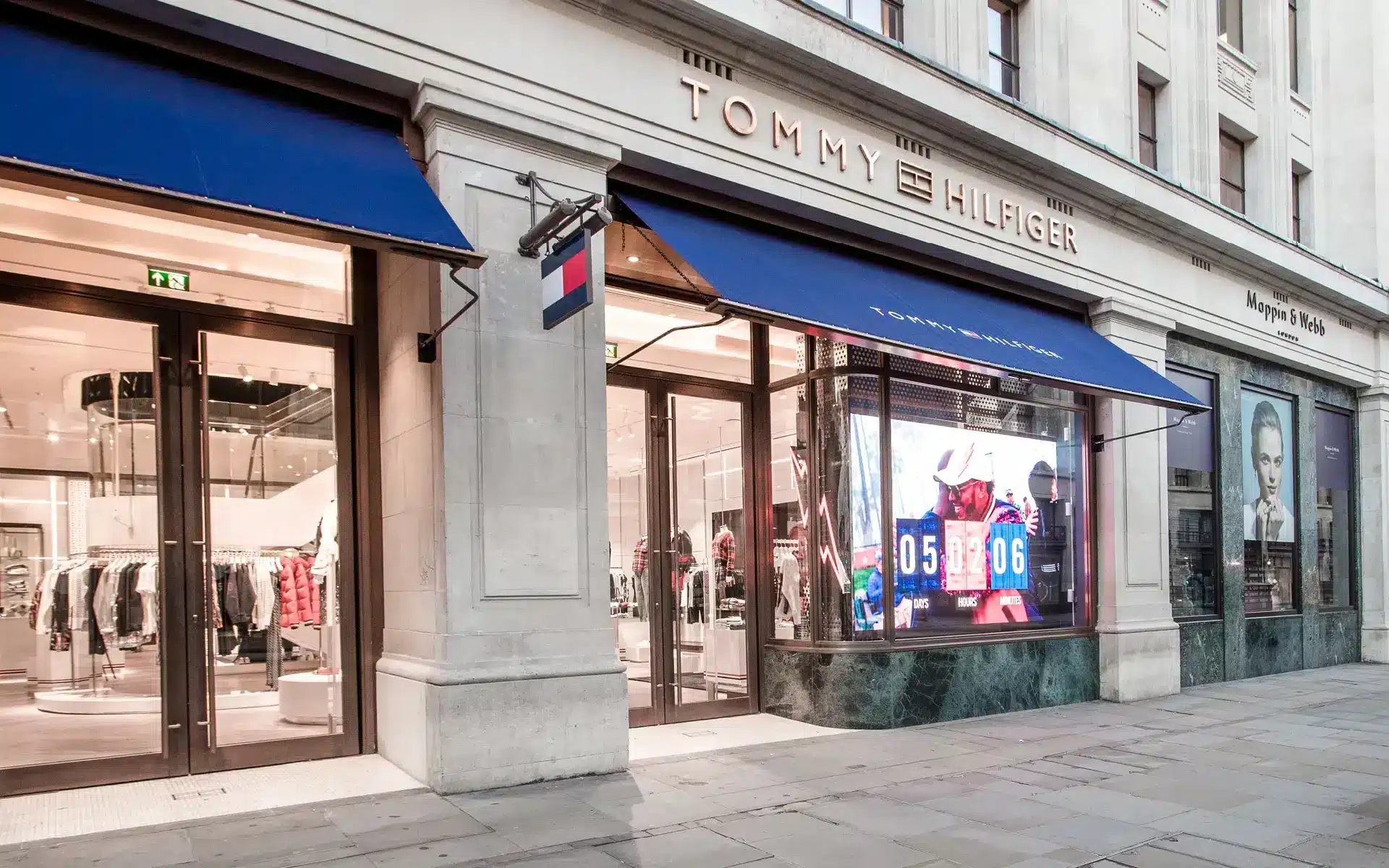 </p>
<p><strong>Tommy Hilfiger Flagship Store</strong><br />London</p>
<p>