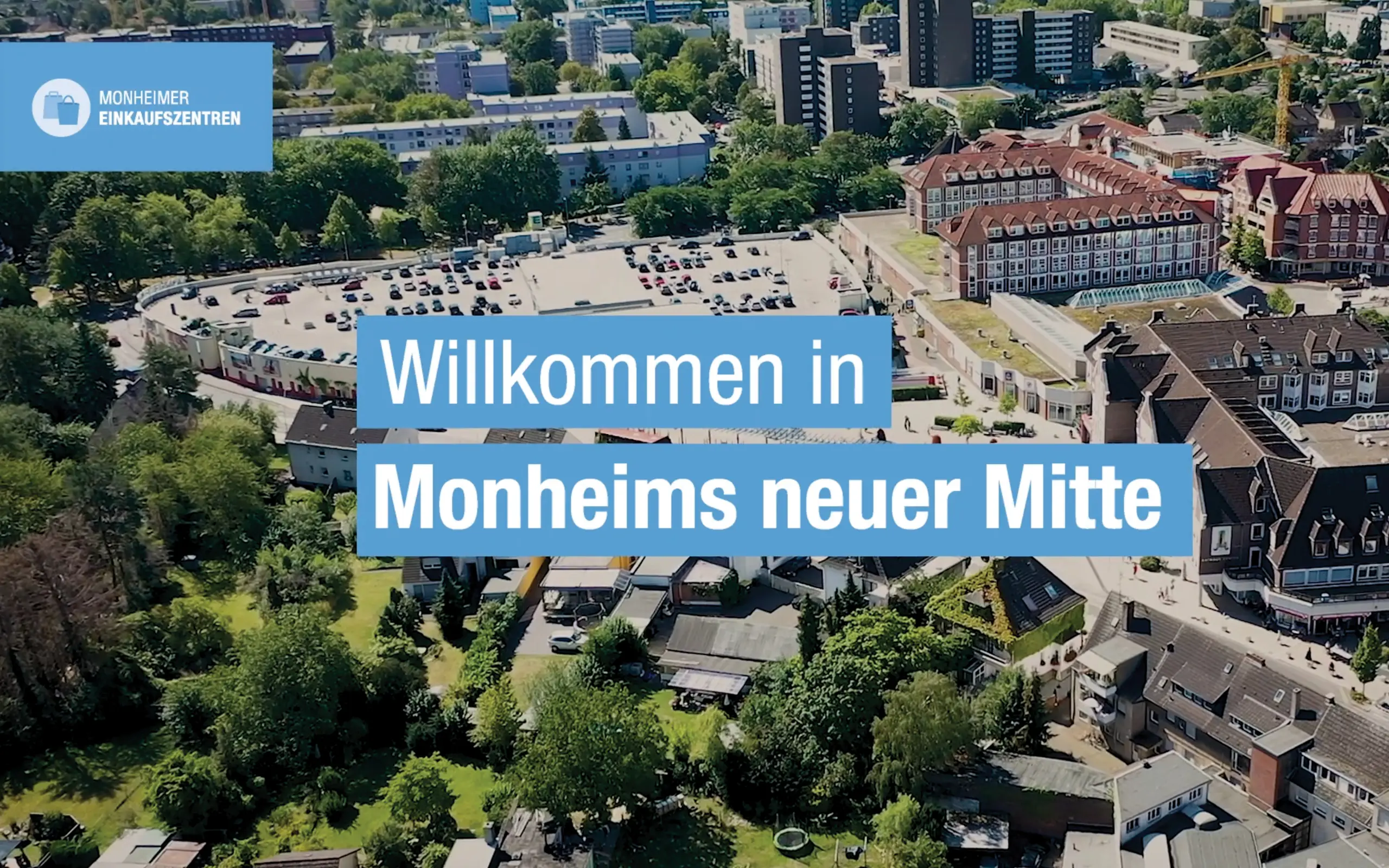 </p>
<p>Monheims neue Mitte im Filmformat</p>
<p>